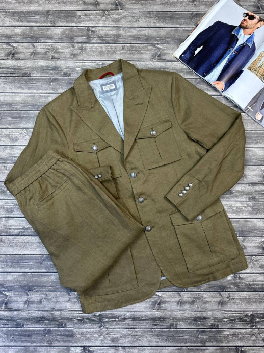 Прогулочный костюм Brunello Cucinelli из льна 29816