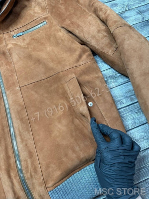 Замшевая куртка Brunello Cucinelli 9802