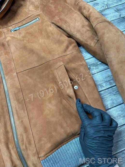 Замшевая куртка Brunello Cucinelli 9802