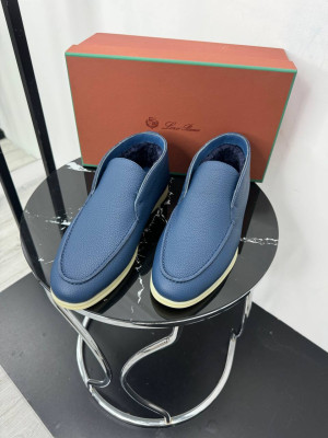 Лоферы Loro Piana на меху 21616 1