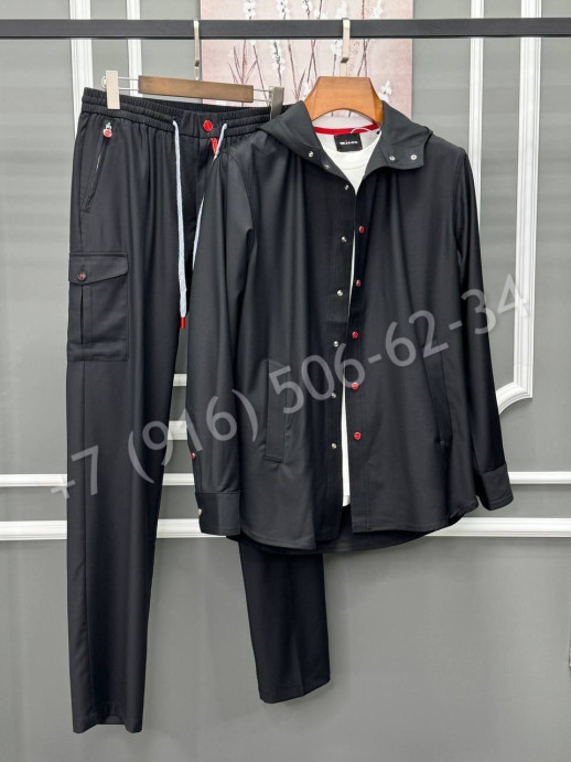 Прогулочный костюм из льна KITON 31425