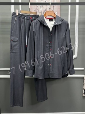 Прогулочный костюм из льна KITON 31425