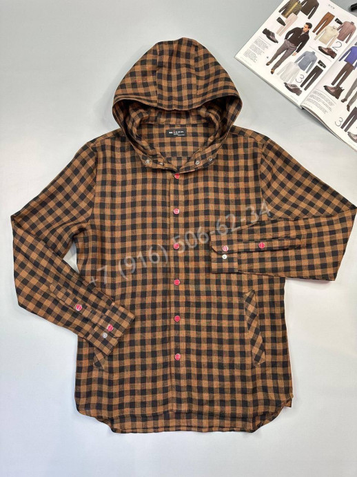 Рубашка KITON из льна 32329