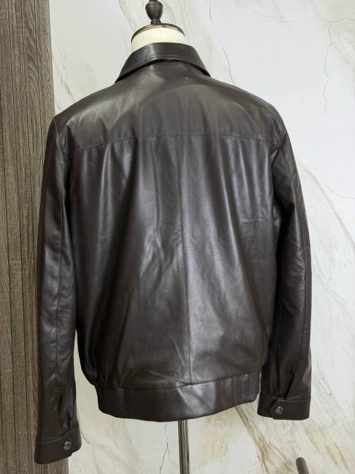 Кожаная куртка Brunello Cucinelli 28522 1