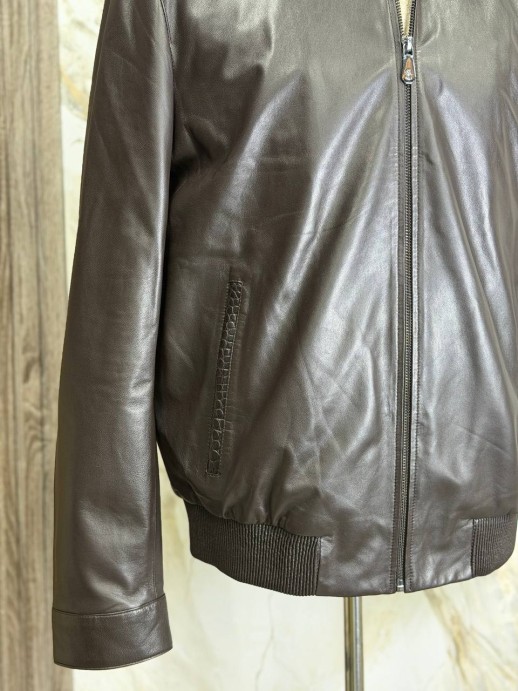 Кожаная куртка Brunello Cucinelli 28522 1