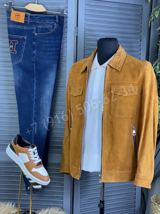 Замшевая куртка Bottega Veneta 13352