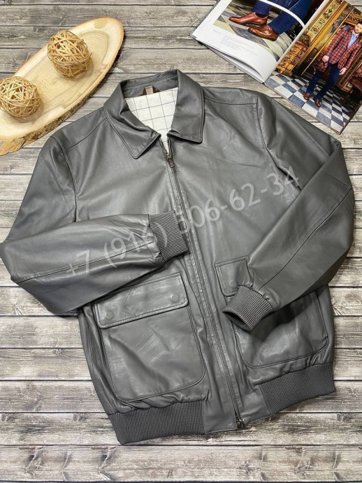 Кожаная куртка Loro Piana 5537