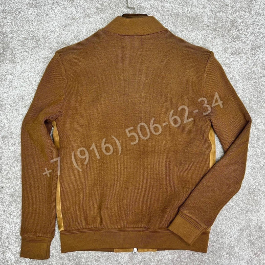 Комбинированная куртка из замши и трикотажа Tom Ford 16427