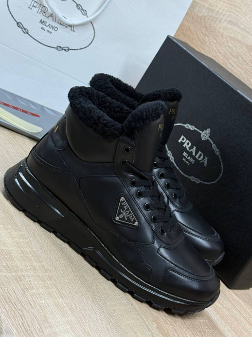 Ботинки на меху Prada 23462