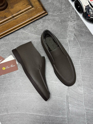 Лоферы Loro Piana с мехом 16053 3