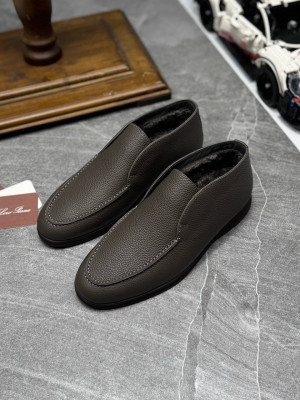 Лоферы Loro Piana с мехом 16053 3