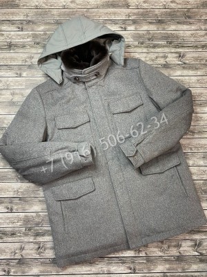 Кашемировое пальто Loro Piana с мехом внутри 7449