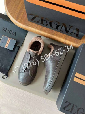 Кеды Zegna на меху 5890 8