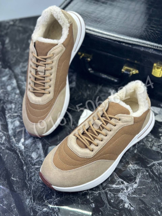 Кроссовки Loro Piana на меху 23768