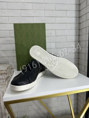 Кеды Gucci из кожи крокодила 19545