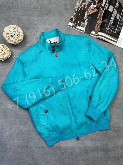 Ветровка из льна KITON 31629