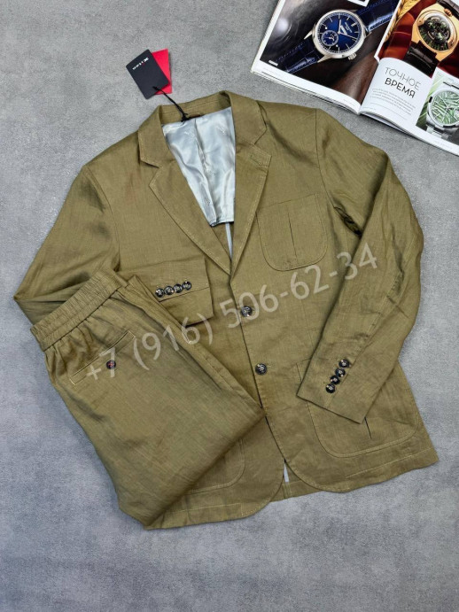 Прогулочный костюм KITON из льна 32131
