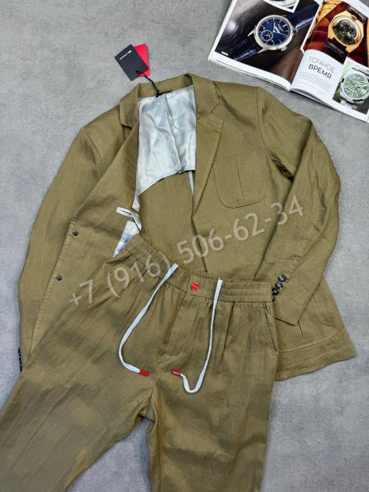 Прогулочный костюм KITON из льна 32131