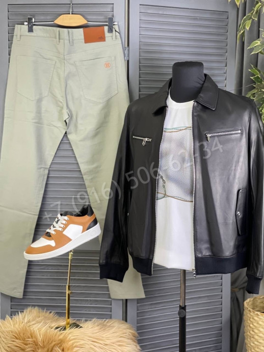 Кожаная куртка Hermes 13355