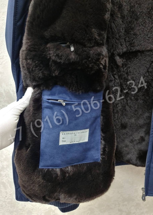 Куртка Brunello Cucinelli / бобер мех 23869
