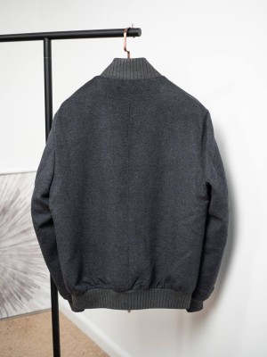 Бомбер из кашемира Brunello Cucinelli 5500 4