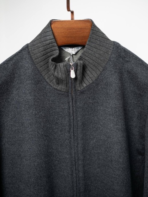 Бомбер из кашемира Brunello Cucinelli 5500 4