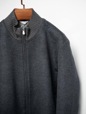 Бомбер из кашемира Brunello Cucinelli 5500 4