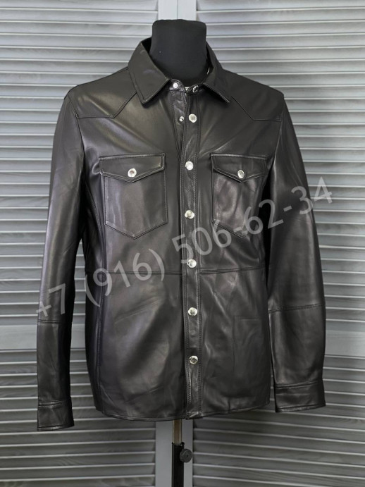 Кожаная куртка Brunello Cucinelli 20547