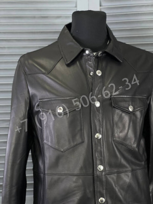 Кожаная куртка Brunello Cucinelli 20547