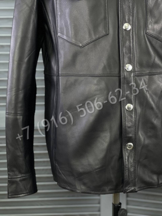 Кожаная куртка Brunello Cucinelli 20547