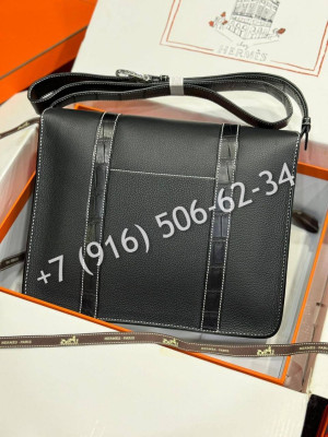 Сумка Hermes со вставками из кожи крокодила 31820 1