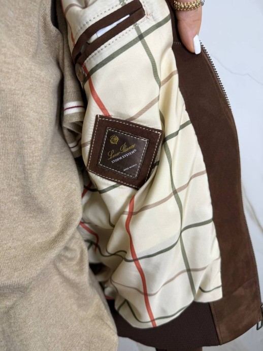 Замшевая куртка Loro Piana 5432