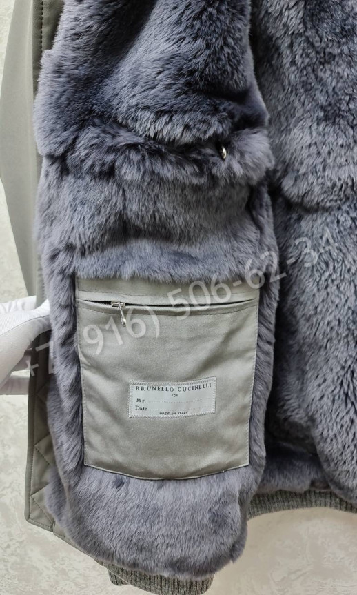 Куртка Brunello Cucinelli / бобер мех 23870
