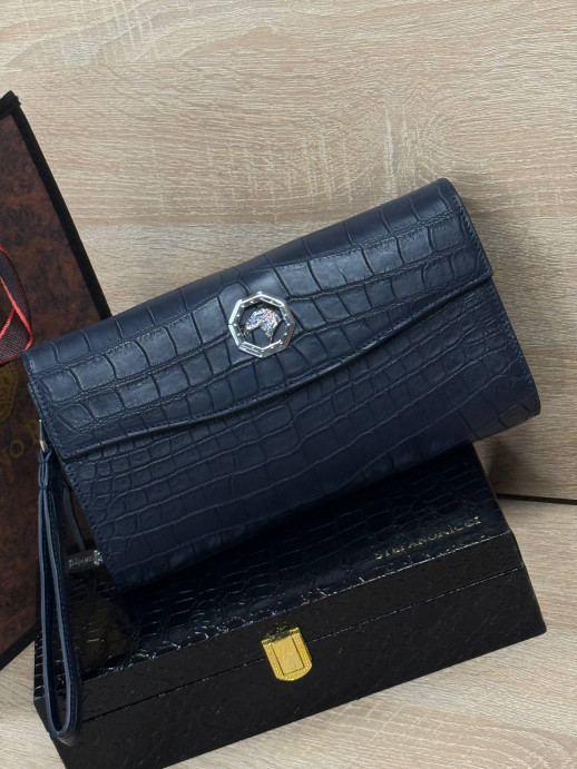 Барсетка Stefano Ricci из кожи крокодила 25395 2