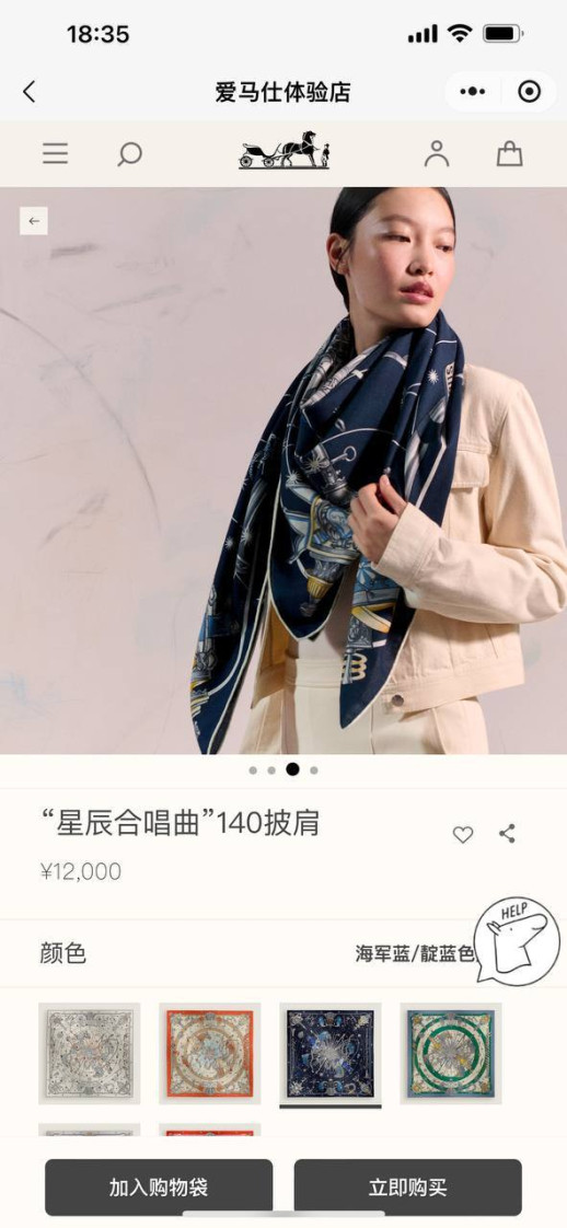 Платок Hermes 10629