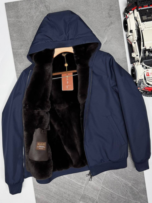 Бомбер Loro Piana на меху 6395