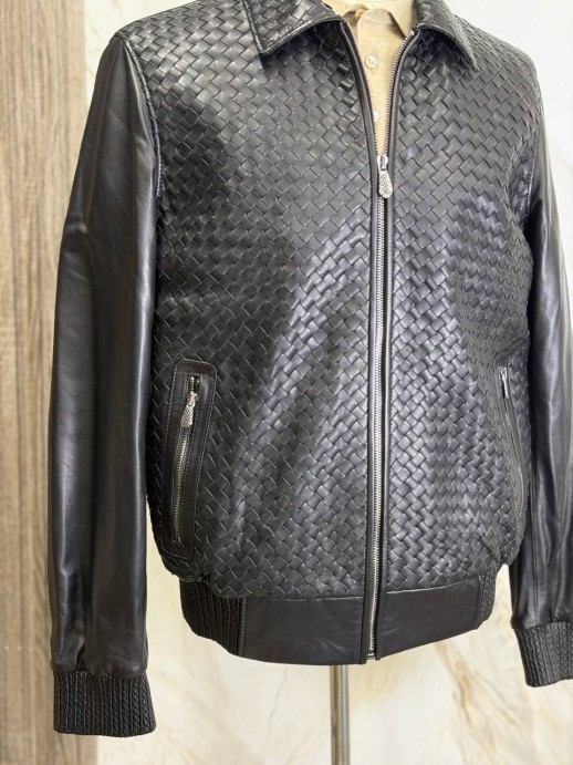 Кожаная куртка Bottega Veneta 27264