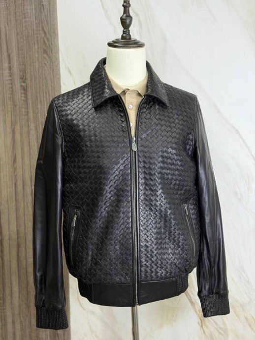 Кожаная куртка Bottega Veneta 27264