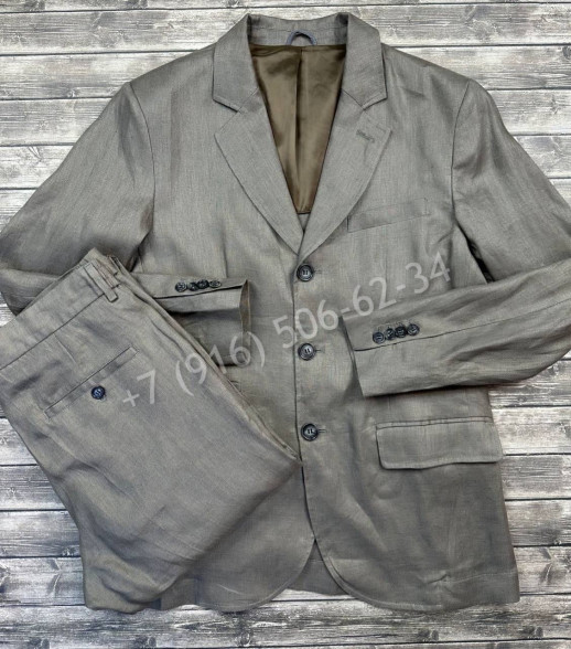 Льняной костюм Brunello Cucinelli 15528