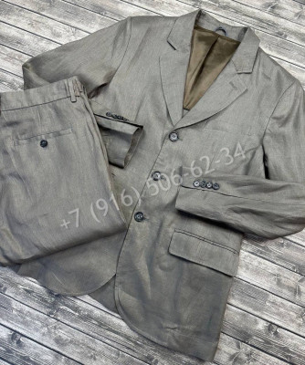 Льняной костюм Brunello Cucinelli 15528