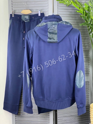 Спортивный костюм со вставками питона Angelo Galasso 6994