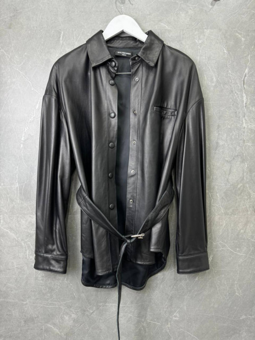 Куртка-рубашка BALENCIAGA Кожа 34760