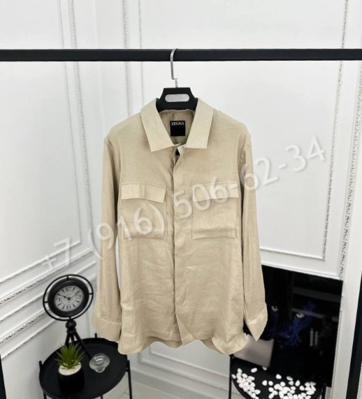 Рубашка Zegna из льна 28325