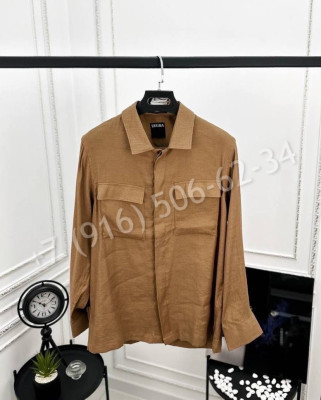 Рубашка Zegna из льна 28325