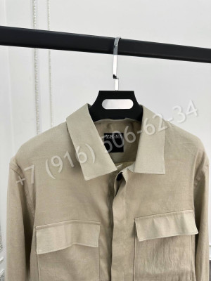 Рубашка Zegna из льна 28325