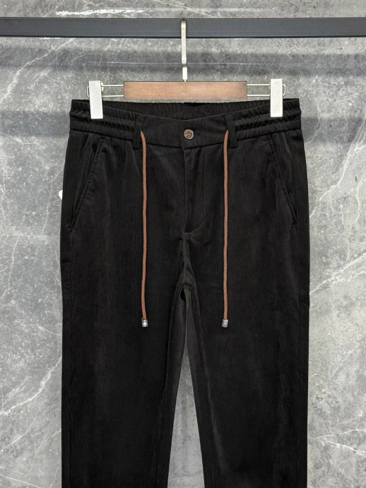 Брюки Brunello Cucinelli вельвет 19213