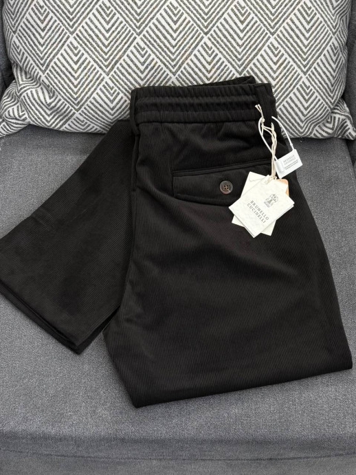 Брюки Brunello Cucinelli вельвет 19213