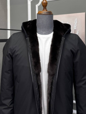 Бомбер Loro Piana на меху 6395 1