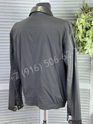 Куртка со вставками кожи Brunello Cucinelli 22249