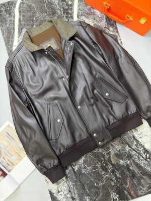 Кожаная куртка Loro Piana 24106 2